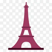 卡通法国巴黎铁塔建筑旅游景点-空若网 卡通法国巴黎铁塔建筑旅游景点-空若网
