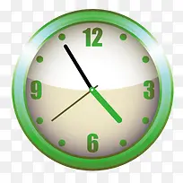 矢量绿色卡通表盘刻度表-空若网 矢量绿色卡通表盘刻度表-空若网