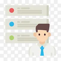 灰色扁平化圆角商务列表元素-空若网 灰色扁平化圆角商务列表元素-空若网