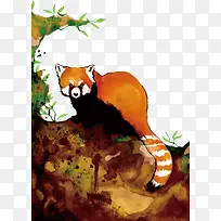 矢量小熊猫-空若网 矢量小熊猫-空若网