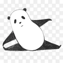 手绘熊猫-空若网 手绘熊猫-空若网