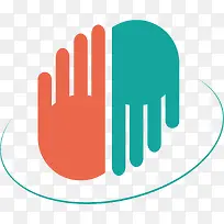 矢量图水彩创意手指-空若网 矢量图水彩创意手指-空若网