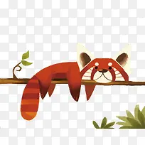 矢量小熊猫-空若网 矢量小熊猫-空若网