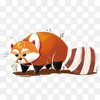 矢量小熊猫-空若网 矢量小熊猫-空若网