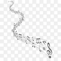 灰色音符素材-空若网 灰色音符素材-空若网