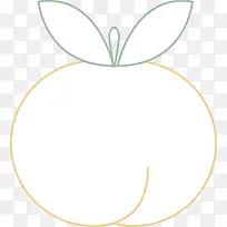 桃子线条-空若网 桃子线条-空若网