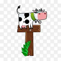 卡通可爱字母动物免抠素材-空若网 卡通可爱字母动物免抠素材-空若网