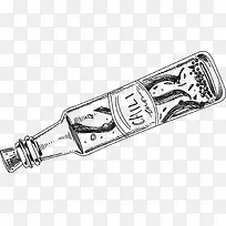 手绘精美玻璃瓶-空若网 手绘精美玻璃瓶-空若网