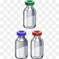 矢量手绘安瓶-空若网 矢量手绘安瓶-空若网