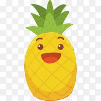 手绘卡通水果菠萝素材-空若网 手绘卡通水果菠萝素材-空若网