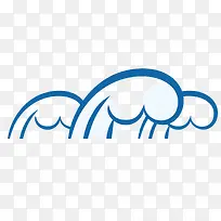 海浪花纹矢量设计-空若网 海浪花纹矢量设计-空若网