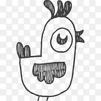 手绘小鸡-空若网 手绘小鸡-空若网