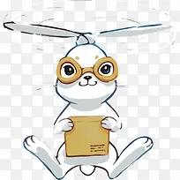 卡通可爱小动物装饰动物头像-空若网 卡通可爱小动物装饰动物头像-空若网