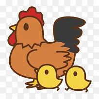 卡通母鸡-空若网 卡通母鸡-空若网
