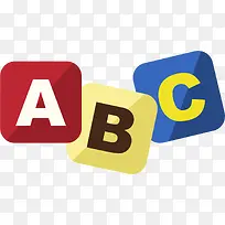 多彩简约字母-空若网 多彩简约字母-空若网