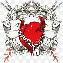 手绘恶魔爱心-空若网 手绘恶魔爱心-空若网