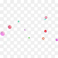 多彩简约圆圈彩球漂浮素材-空若网 多彩简约圆圈彩球漂浮素材-空若网