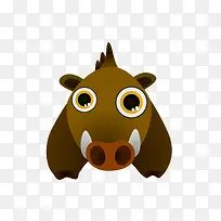 卡通野猪PNG下载-空若网 卡通野猪PNG下载-空若网