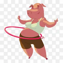 卡通可爱小动物装饰动物头像-空若网 卡通可爱小动物装饰动物头像-空若网