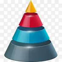 多彩锥形立方体-空若网 多彩锥形立方体-空若网