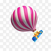 彩色气球与礼物-空若网 彩色气球与礼物-空若网