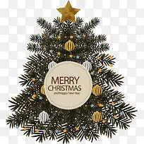 复古风圣诞节圣诞树-空若网 复古风圣诞节圣诞树-空若网