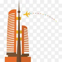 卡通环球旅游帆船酒店素材-空若网 卡通环球旅游帆船酒店素材-空若网