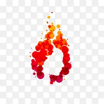 圆形渐变波点图形-空若网 圆形渐变波点图形-空若网