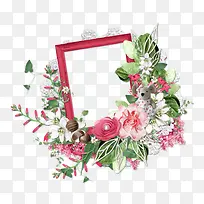 花卉装饰边框-空若网 花卉装饰边框-空若网