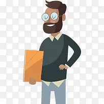 五一劳动节卡通人物矢量素材-空若网 五一劳动节卡通人物矢量素材-空若网