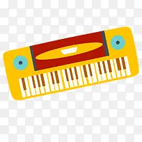 卡通扁平化电子琴设计-空若网 卡通扁平化电子琴设计-空若网