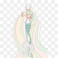 矢量美人鱼-空若网 矢量美人鱼-空若网