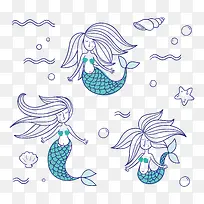 手绘美人鱼下载-空若网 手绘美人鱼下载-空若网