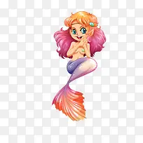 卡通美人鱼PNG下载-空若网 卡通美人鱼PNG下载-空若网