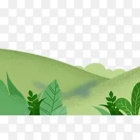 绿色手绘水彩背景-空若网 绿色手绘水彩背景-空若网