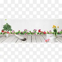 小清新家具背景墙-空若网 小清新家具背景墙-空若网