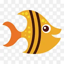 卡通可爱世界海洋日黄鱼-空若网 卡通可爱世界海洋日黄鱼-空若网