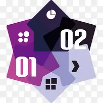 矢量数字六角形-空若网 矢量数字六角形-空若网