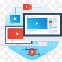 扁平矢量金融商务插画-空若网 扁平矢量金融商务插画-空若网