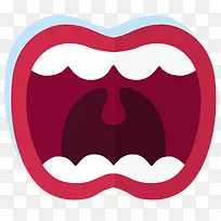对称矢量口腔嘴巴-空若网 对称矢量口腔嘴巴-空若网