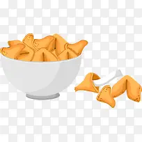 卡通矢量中国风点心食物油糍-空若网 卡通矢量中国风点心食物油糍-空若网