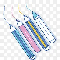 彩色卡通蜡笔铅笔-空若网 彩色卡通蜡笔铅笔-空若网