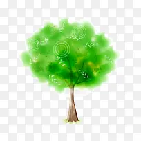 春天绿树矢量素材-空若网 春天绿树矢量素材-空若网