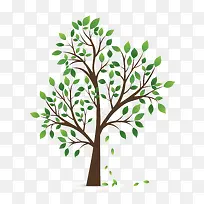 春天绿树矢量素材-空若网 春天绿树矢量素材-空若网