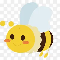 卡通可爱小动物装饰动物头像蜜蜂-空若网 卡通可爱小动物装饰动物头像蜜蜂-空若网
