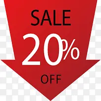 ��ɫ���¼�ͷ��ǩ-������