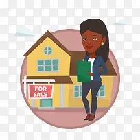 矢量房屋降价出售-空若网 矢量房屋降价出售-空若网