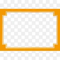 橙色边框素材-空若网 橙色边框素材-空若网