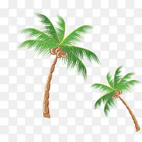 椰子树矢量素材-空若网 椰子树矢量素材-空若网