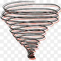 彩色线条龙卷风矢量素材-空若网 彩色线条龙卷风矢量素材-空若网